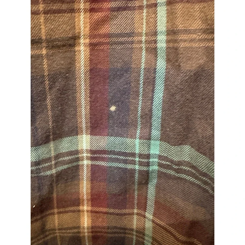 The North Face Shirt Mens M Brown Plaid Short Sleeve Button Up Hiking Outdoor